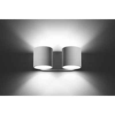 Sollux Lighting Orbis kinkiet 2x40W biały SL.0659