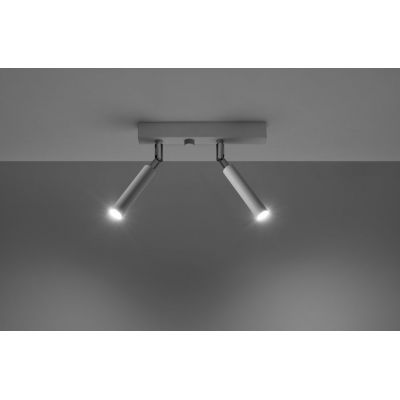 Sollux Lighting Eyetech lampa podsufitowa 2x40W biała SL.0903