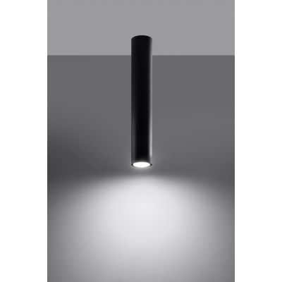 Sollux Lighting Lagos 40 lampa podsufitowa 1x40W czarna SL.1002
