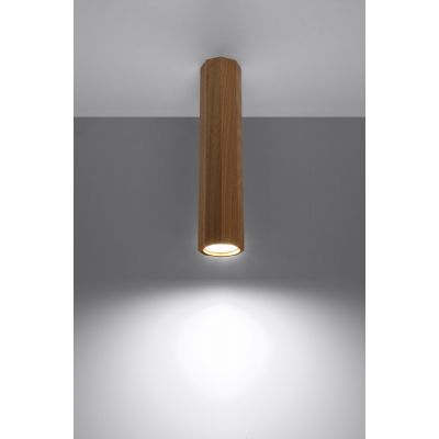Sollux Lighting Zeke lampa podsufitowa 1x40W dąb SL.1034