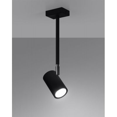 Sollux Lighting Norano lampa podsufitowa 1x12 W czarna SL,1074