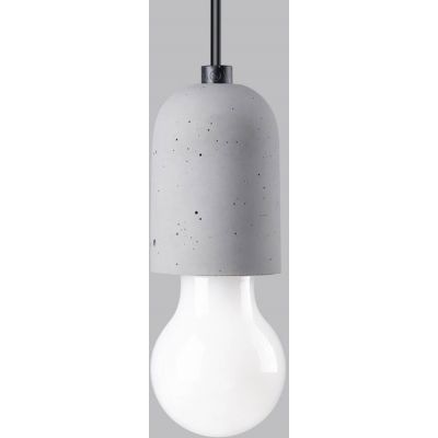 Sollux Lighting Neso lampa wisząca 1x15W szary/czarny SL.1159