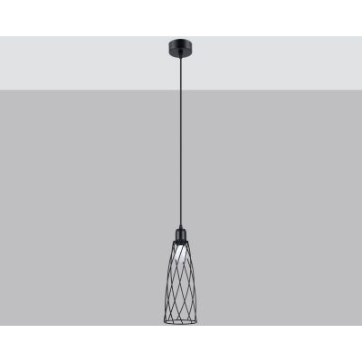Sollux Lighting Suba lampa wisząca 1x15W czarny SL.1165