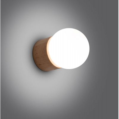 Sollux Lighting Boomo kinkiet 1x8W naturalne drewno SL.1192