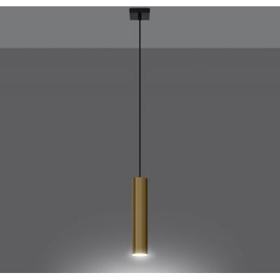 Sollux Lighting Lagos lampa wisząca 1x10W złoty połysk SL.1200