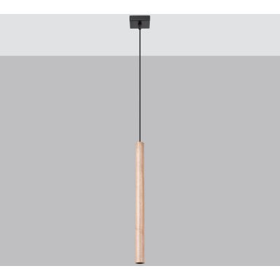 Sollux Lighting Pastelo lampa wisząca 1x8W drewno SL.1266