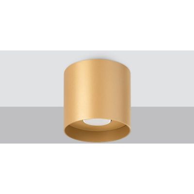 Sollux Lighting Mika lampa podsufitowa 1x10W złoty SL.1283