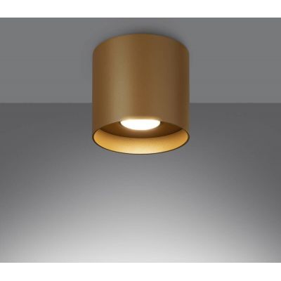 Sollux Lighting Mika lampa podsufitowa 1x10W złoty SL.1283