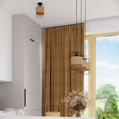 Sollux Lighting Gizur lampa wisząca 3x15W czarny SL.1301