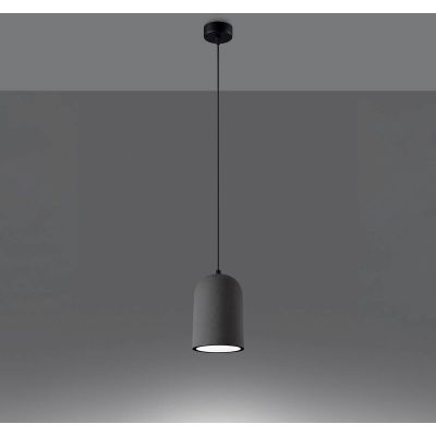 Sollux Lighting Nimis lampa wisząca 1x15W beton SL.1306