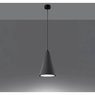 Sollux Lighting Lodge lampa wisząca 1x15 W czarna SL,1307