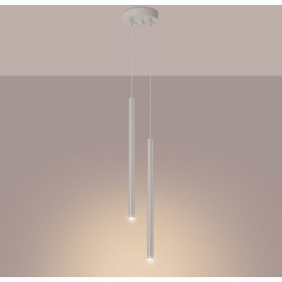 Sollux Lighting Pastelo lampa wisząca 2x8 W beżowa SL.1513