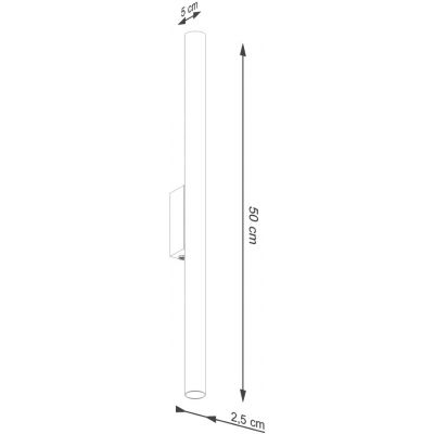 Sollux Lighting Pastelo kinkiet 2x8 W zielony SL.1523