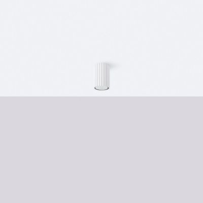 Sollux Lighting Karbon lampa podsufitowa 1x10 W biała SL.1530