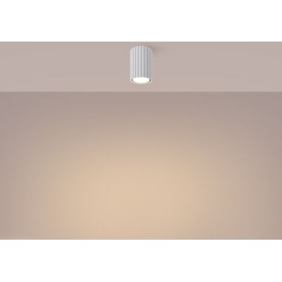 Sollux Lighting Karbon lampa podsufitowa 1x10 W biała SL.1530