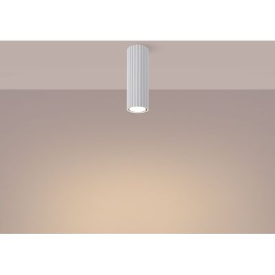 Sollux Lighting Karbon lampa podsufitowa 1x10 W biała SL.1531