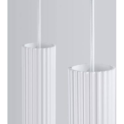 Sollux Lighting Karbon lampa wisząca 2x10 W biała SL.1536