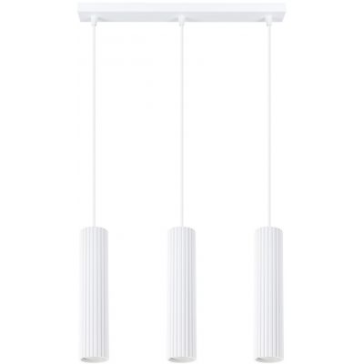 Sollux Lighting Karbon lampa wisząca 3x10 W biała SL.1537