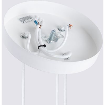 Sollux Lighting Karbon lampa wisząca 3x10 W biała SL.1538