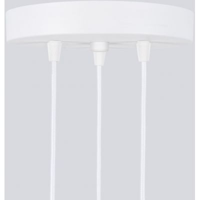 Sollux Lighting Karbon lampa wisząca 3x10 W biała SL.1538