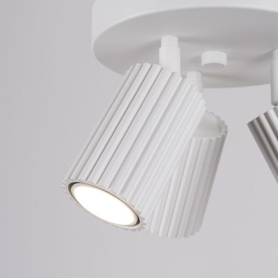 Sollux Lighting Karbon lampa podsufitowa 3x10 W biała SL.1544