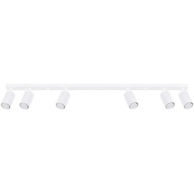 Sollux Lighting Karbon lampa podsufitowa 6x10 W biała SL.1547