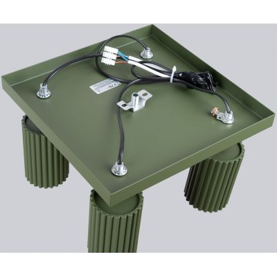 Sollux Lighting Karbon lampa podsufitowa 4x10 W zielona SL.1621