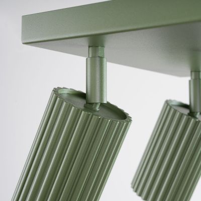 Sollux Lighting Karbon lampa podsufitowa 4x10 W zielona SL.1621