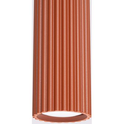 Sollux Lighting Karbon lampa wisząca 3x10 W czerwona SL.1632