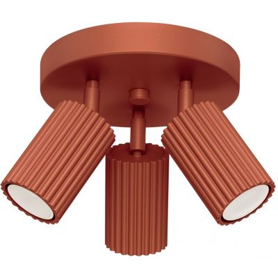 Sollux Lighting Karbon lampa podsufitowa 3x10 W czerwona SL.1639