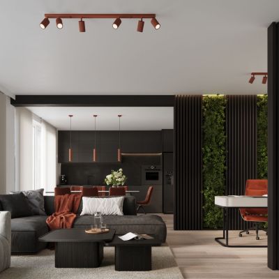 Sollux Lighting Karbon lampa biurkowa 1x10 W czerwona SL.1643