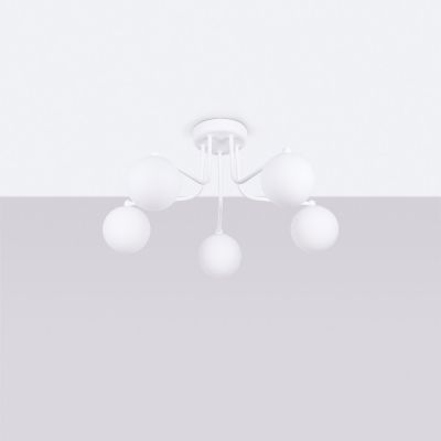 Sollux Lighting Astral lampa podsufitowa 5x8 W biała SL.1660