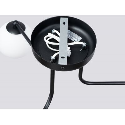 Sollux Lighting Astral lampa podsufitowa 3x8 W biała-czarna SL.1662