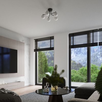 Sollux Lighting Astral lampa podsufitowa 3x8 W biała-czarna SL.1662