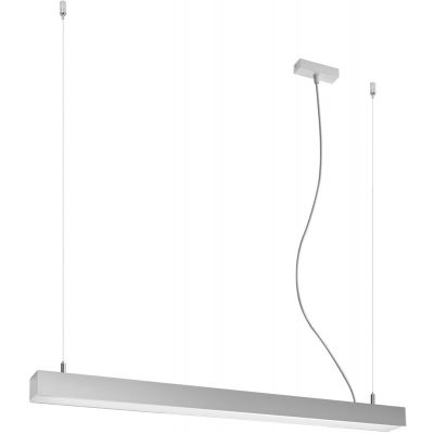 Thoro Lighting Pinne lampa wisząca 1x25W LED szary/opal TH.052