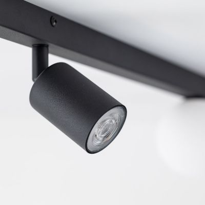 TK Lighting Vox lampa podsufitowa 3x10 W czarna 10001