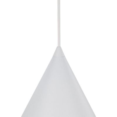 TK Lighting Cono lampa wisząca 1x15 W biała 10008