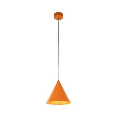 TK Lighting Cono lampa wisząca 1x15 W pomarańczowa 10075