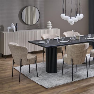 TK Lighting Martin lampa wisząca 13x6 W biała-czarna 10079