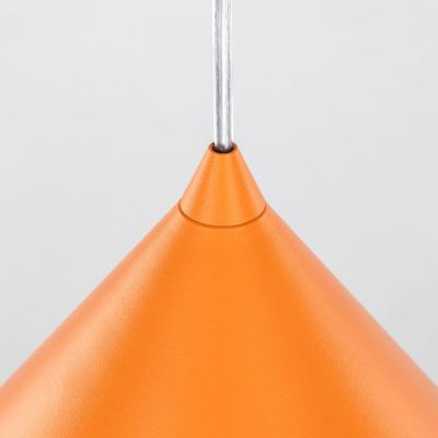 TK Lighting Cono lampa wisząca 1x15 W pomarańczowa 10088