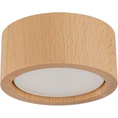 TK Lighting Eve lampa podsufitowa 1x11 W drewno 10123