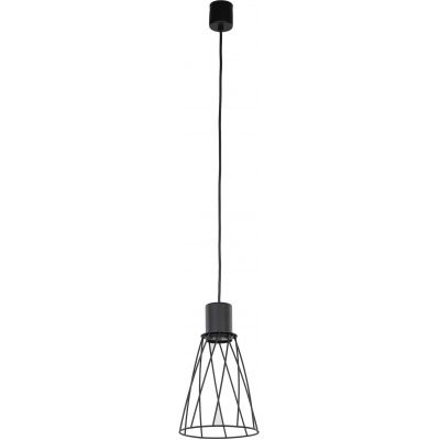 TK Lighting Modesto lampa wisząca 1x10 W czarna 10159
