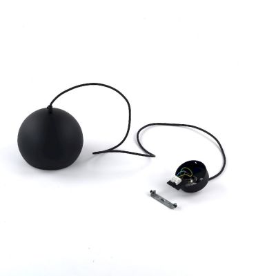 TK Lighting Zoe lampa wisząca 1x15 W czarna 10167