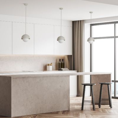 TK Lighting Bono lampa wisząca 1x8 W beżowa 10205