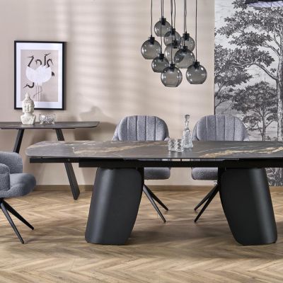 TK Lighting Cubus lampa wisząca 9x15 W czarna 10208