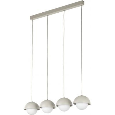 TK Lighting Bono lampa wisząca 4x8 W beżowa 10213