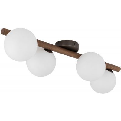 TK Lighting Estera lampa podsufitowa 4x8 W drewno 10270