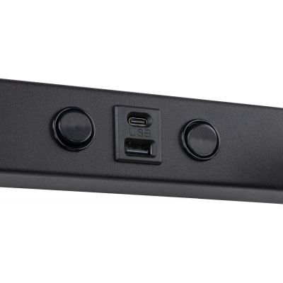 TK Lighting Top lampa podsufitowa 2x10 W czarna 10277