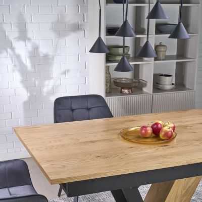 TK Lighting Cono lampa wisząca 6x10 W czarna 10306