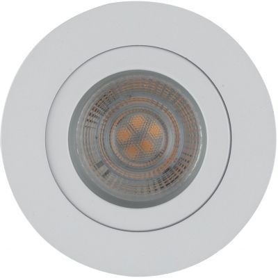 TK Lighting Aura lampa do zabudowy 1x10 W biała 10572